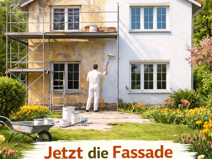 Jetzt ist die richtige Zeit für einen neuen Fassadenanstrich