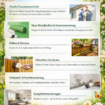 Frühlingsaktion, wir bringen Frische Farbe ins Spiel.